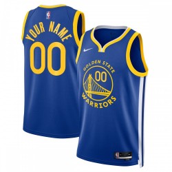 Golden State Warriors Nike Unisex 2022/23 Swingman Custom Jersey Blue - Icon Edition