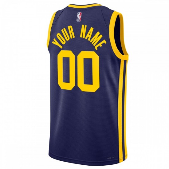 Golden State Warriors Jordan Brand Unisex 2022/23 Swingman Custom Jersey - Statement Edition - Blue