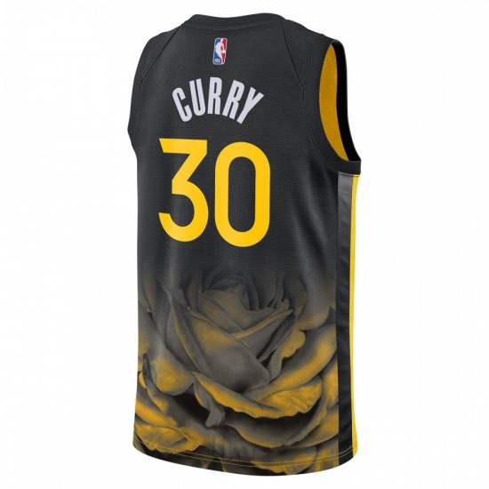 Stephen Curry Golden State Warriors Nike Unisex 2022/23 Swingman Jersey - City Edition - Black