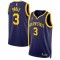 Jordan Poole Golden State Warriors Jordan Brand 2022/23 Statement Edition Swingman Jersey - Navy