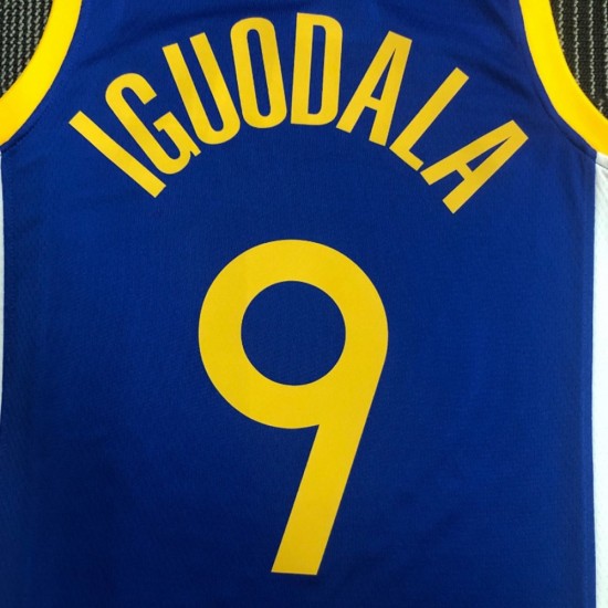 Men's Golden State Warriors Andre Iguodala #9 Nike Royal 2021/22 Swingman Jersey - Icon Edition