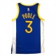 Men's Golden State Warriors Jordan Poole #3 Nike Royal 2021/22 Swingman Jersey - Icon Edition