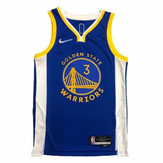 Men's Golden State Warriors Jordan Poole #3 Nike Royal 2021/22 Swingman Jersey - Icon Edition