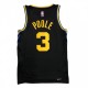 Men's Golden State Warriors Jordan Poole #3 Black 2021/22 Swingman Jersey - City Edition