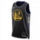 Men's Golden State Warriors Jordan Poole #3 Black 2021/22 Swingman Jersey - City Edition