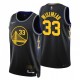 Men's Golden State Warriors James Wiseman #33 Black 2021/22 Swingman Jersey - City Edition