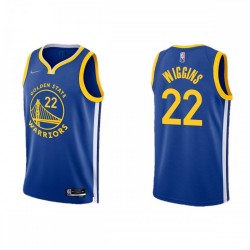 Men's Golden State Warriors Andrew Wiggins #22 Nike Royal 21/22 Swingman Jersey-Icon Edition