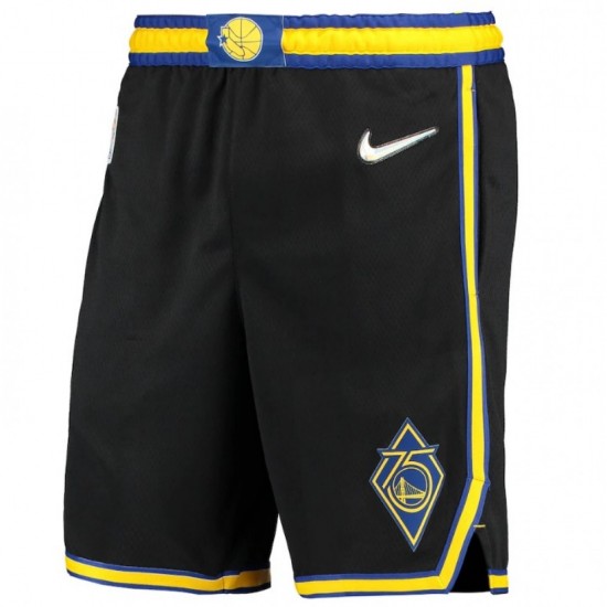 Men's Golden State Warriors Nike 2021/22 Swingman NBA Shorts - City Edition