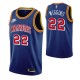 Men's Golden State Warriors Andrew Wiggins #22 Blue 2021/22 75th Anniversary Jersey- Classic Edition