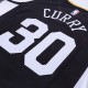 Men's Golden State Warriors Stephen Curry #30 Black Swingman Jersey - Statement Edition