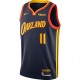 Men's Golden State Warriors Klay Thompson #11 Nike Navy 2020/21 Swingman Jersey - City Edition