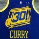 Men's Golden State Warriors Stephen Curry #30 Nike Royal Hardwood Classics 2020/21 Swingman Jersey- Classic Edition