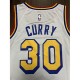 Men's Golden State Warriors Stephen Curry #30 White Classics Swingman Jersey - Classic Edition