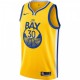 Men's Golden State Warriors Stephen Curry #30 Nike Gold Finished Swingman Jersey - Statement Edition