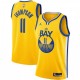 Men's Golden State Warriors Thompson #11 Jordan Gold 20/21 Swingman Jersey - Statement Edition