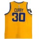 Men's Golden State Warriors Stephen Curry #30 Nike Yellow Hardwood Classic Swingman Jersey