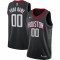 Houston Rockets Nike Swingman Custom Jersey Black - Statement Edition