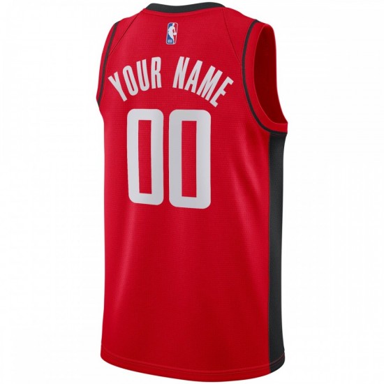 Houston Rockets Nike Custom Swingman Jersey - Icon Edition - Red