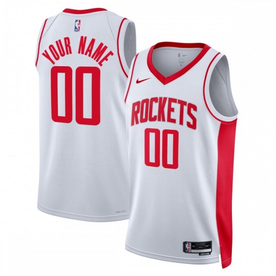 Houston Rockets Nike Unisex 2022/23 Swingman Custom Jersey White - Association Edition