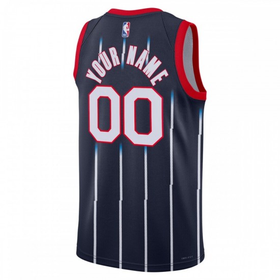 Houston Rockets Nike Unisex 2022/23 Swingman Custom Jersey - City Edition - Navy