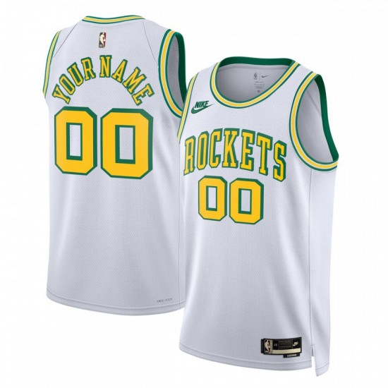 Houston Rockets Nike Unisex 2022/23 Custom Swingman Jersey - Classic Edition - White