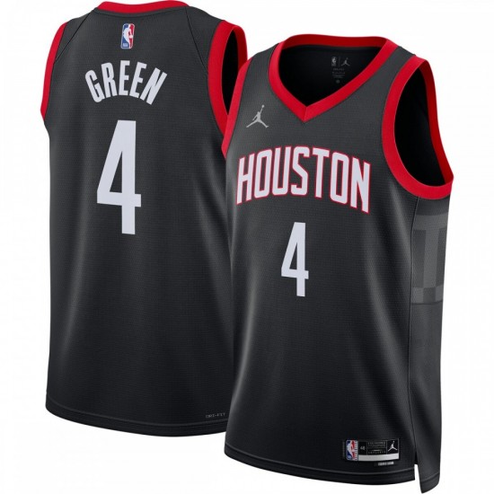 Jalen Green Houston Rockets Jordan Brand 2022/23 Statement Edition Swingman Jersey - Black