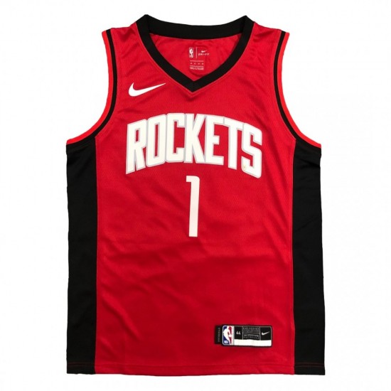 Men's Houston Rockets Tracy McGrady #1 Nike Red Swingman Jersey - Icon Edition