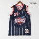 Men's Houston Rockets Hakeem Olajuwon Throwback Mitchell & Ness Navy 1996-97 Hardwood Classics Swingman Jersey