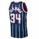 Men's Houston Rockets Hakeem Olajuwon Throwback Mitchell & Ness Navy 1996-97 Hardwood Classics Swingman Jersey