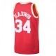 Men's Houston Rockets Hakeem Olajuwon Throwback Mitchell & Ness Red 1993-94 Hardwood Classics Swingman Jersey