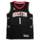 Men's Houston Rockets Tracy McGrady #1 Jordan Black 20/21 Swingman Jersey - Statement Edition