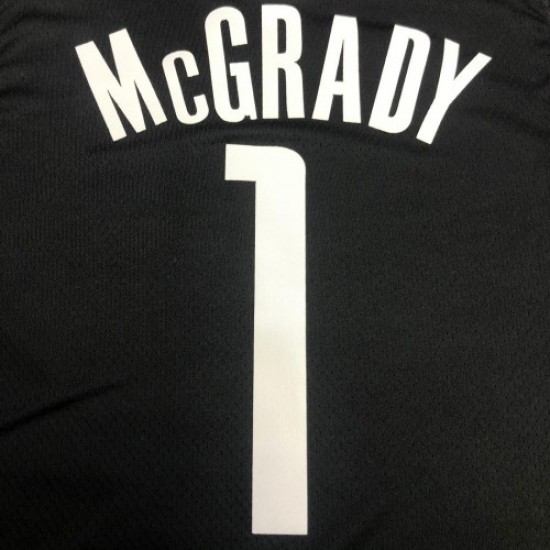 Men's Houston Rockets Tracy McGrady #1 Jordan Black 20/21 Swingman Jersey - Statement Edition