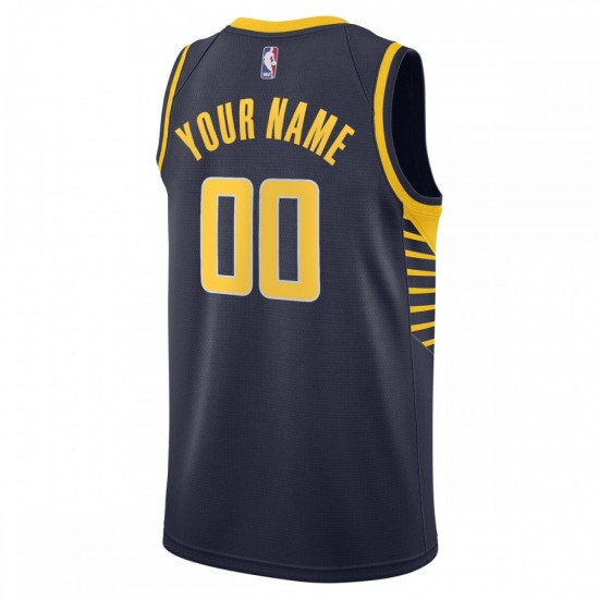 Indiana Pacers Nike Swingman Custom Jersey Navy - Icon Edition