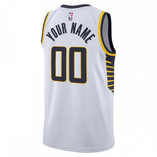 Indiana Pacers Nike 2020/21 Swingman Custom Jersey - Association Edition - White