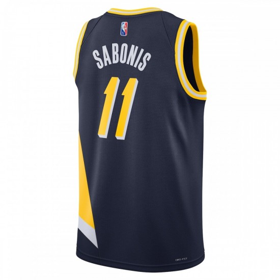 Domantas Sabonis Indiana Pacers Nike 2021/22 Swingman Jersey - City Edition - Navy