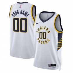 Indiana Pacers Nike Unisex 2022/23 Swingman Custom Jersey White - Association Edition