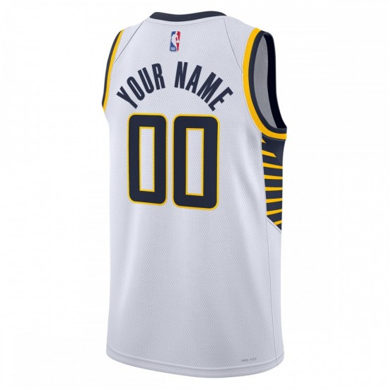 Indiana Pacers Nike Unisex 2022/23 Swingman Custom Jersey White - Association Edition