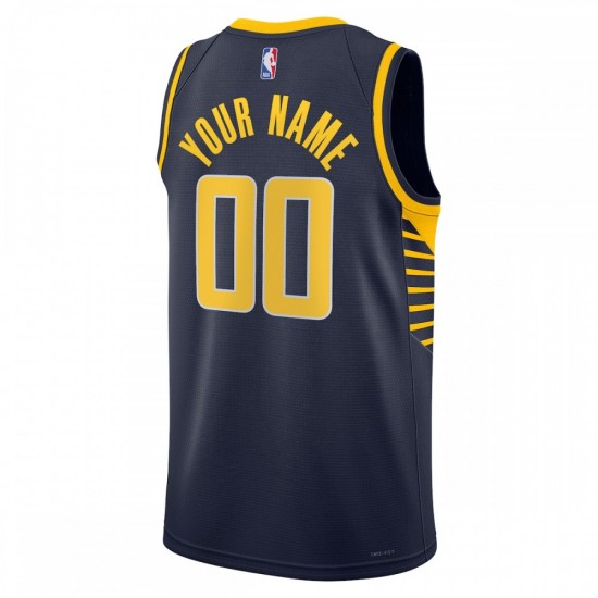 Indiana Pacers Nike Unisex 2022/23 Swingman Custom Jersey Navy - Icon Edition