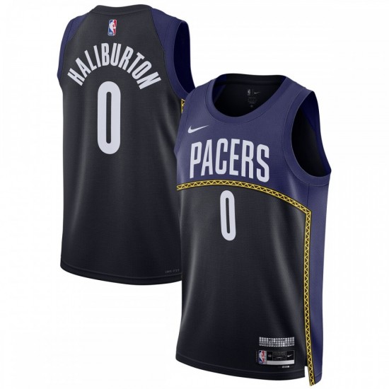 Tyrese Haliburton Indiana Pacers Nike Unisex 2022/23 Swingman Jersey - City Edition - Blue