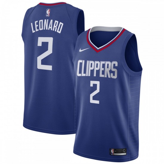 Kawhi Leonard LA Clippers Nike 2019/20 Swingman Jersey Blue - Icon Edition