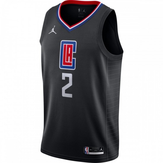 Kawhi Leonard LA Clippers Jordan Brand 2020/21 Swingman Jersey - Statement Edition - Black