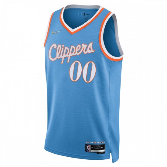 LA Clippers Nike 2021/22 Swingman Custom Jersey - City Edition - Light Blue