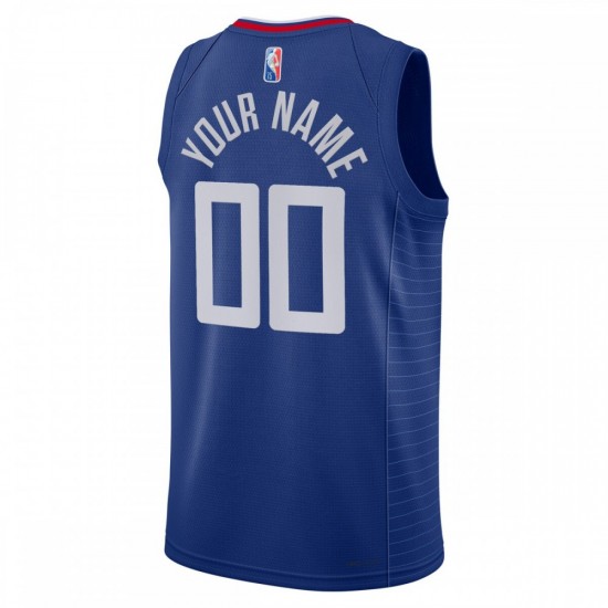 LA Clippers Nike 2021/22 Diamond Swingman Custom Jersey - Icon Edition - Royal