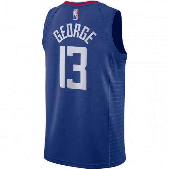 Paul George LA Clippers Nike 2021/22 Diamond Swingman Jersey - Icon Edition - Royal