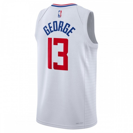 Paul George LA Clippers Nike Unisex 2022/23 Swingman Jersey - Association Edition - White