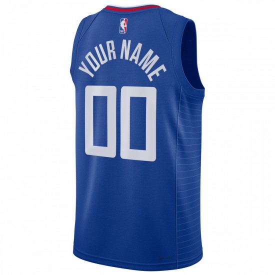 LA Clippers Nike Unisex 2022/23 Swingman Custom Jersey Royal - Icon Edition