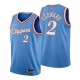 Men's Los Angeles Clippers Kawhi Leonard #2 Nike Blue 2021 Diamond Swingman Jersey - City Edition