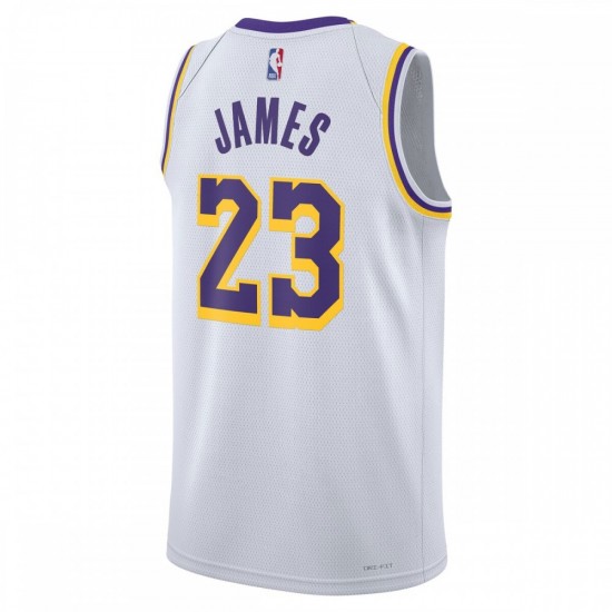 LeBron James Los Angeles Lakers Nike Unisex Swingman Jersey - Association Edition - White