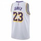 LeBron James Los Angeles Lakers Nike Unisex Swingman Jersey - Association Edition - White