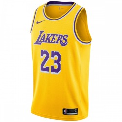 LeBron James Los Angeles Lakers Nike Swingman Player Jersey Gold - Icon Edition